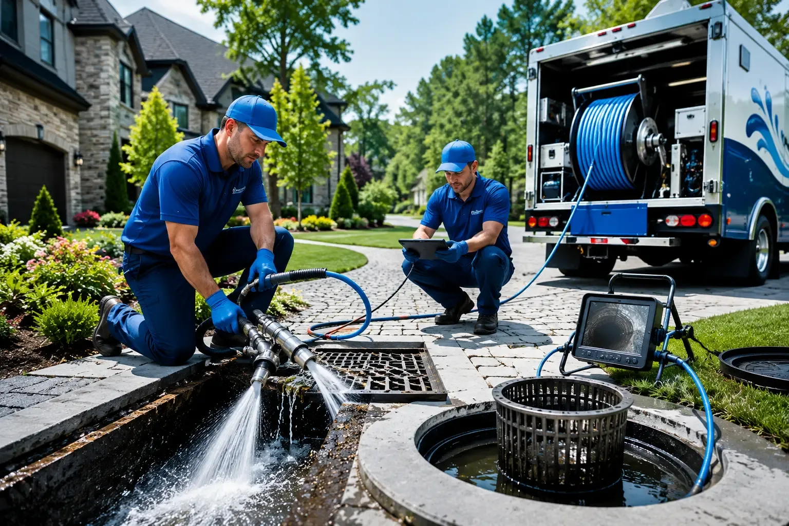 Local outdoor drain cleaning professionals in Weddington, NC